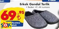 ERKEK GONDOL TERLİK ERKEK GONDOL TERLİK